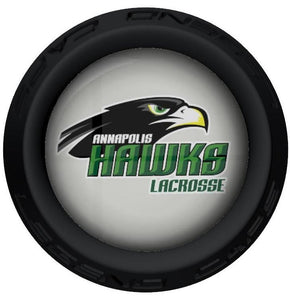 Annapolis Hawks Lacrosse Stick Black End Cap