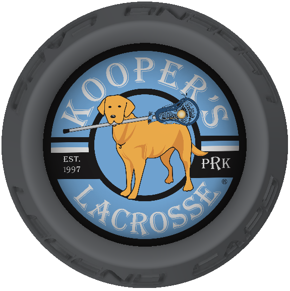 Koopers Lacrosse Stick Gray End Caps