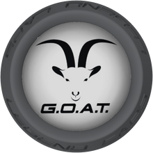 GOAT Face Lacrosse Stick Gray End Cap