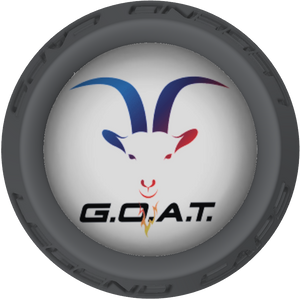 GOAT Color Lacrosse Stick Gray End Cap