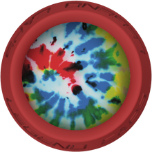 Tie Dye Lacrosse Stick Red End Cap