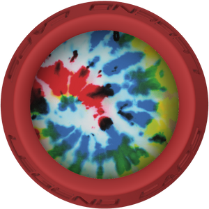 Tie Dye Lacrosse Stick Red End Cap