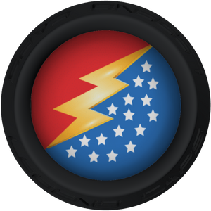 Wonder Woman Lacrosse Stick Black End Cap
