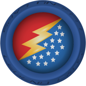 Wonder Woman Lacrosse Stick Blue End Cap