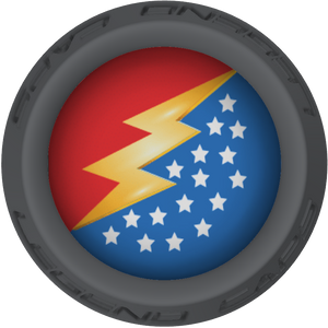 Wonder Woman Lacrosse Stick Gray End Cap