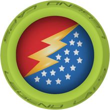 Wonder Woman Lacrosse Stick Lime End Cap