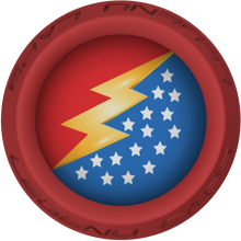Wonder Woman Lacrosse Stick Red End Cap