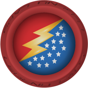 Wonder Woman Lacrosse Stick Red End Cap