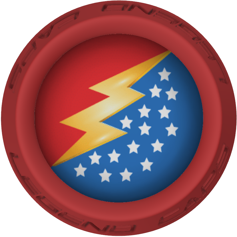 Wonder Woman Lacrosse Stick Red End Cap