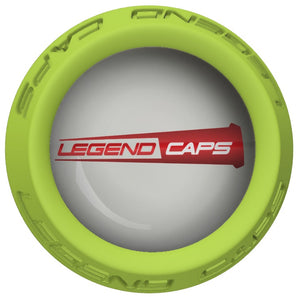 Custom Lime Lacrosse Stick End Cap
