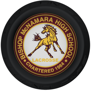 Bishop McNamara Lacrosse Stick Black End Cap