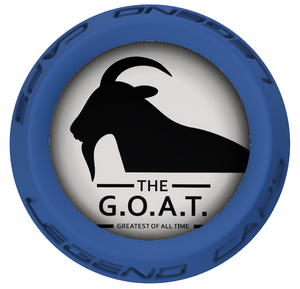 GOAT Lacrosse Stick Blue End Cap